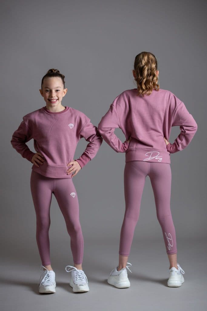 Misty Pink Sports Leggings - SHIMMY Dancewear